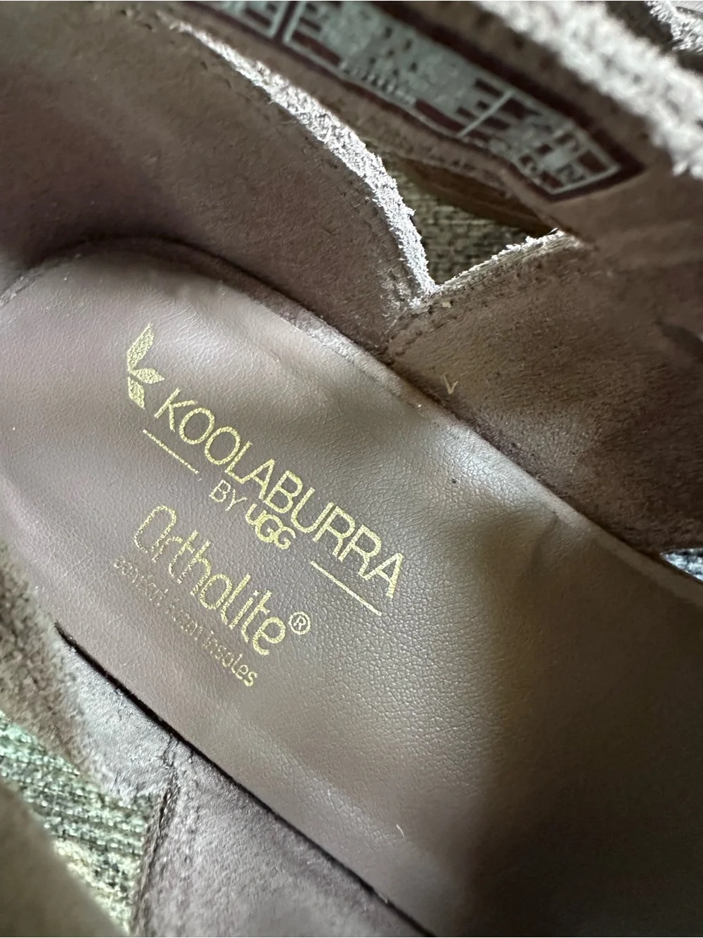 Koolaburra by UGG Kaiah Taupe Suede Block Heel Kaiah Shootie Sandals Sz 8